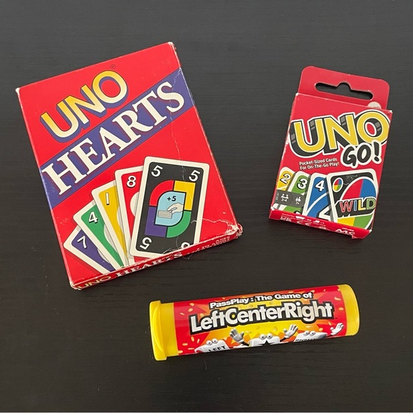 Other - $15 SALE Set of 3 Card/Dice Games Family Kids Adults Travel Vacation Mini